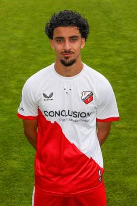 2025-07-16 FC Utrecht - Photocall UTRECHT, NETHERLANDS - JULY 16: Zidane Iqbal of FC Utrecht during a Photocall of FC Utrecht at Topsportcentrum FC Utrecht Overvecht on July 16, 2025 in Utrecht, Netherlands. Utrecht Topsportcentrum FC Utrecht Overvecht Netherlands Content not available for redistribution in The Netherlands directly or indirectly through any third parties. Copyright: xBenxGalx