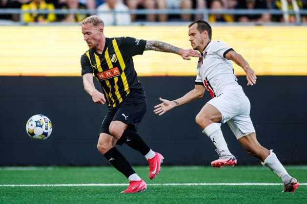 250717 Mikkel Rygaard Jensen of Häcken during the UEFA Europa League qualifier football match between Häcken and Spartak Trnava on July 17, 2025 in Göteborg. Photo: Michael Erichsen BILDBYRAN COP 89 MI0850 fotboll football soccer fotball uefa europa league europa league häcken spartak trnava bbeng bbauto Copyright: MICHAELxERICHSEN BB250717MI026