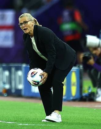 England Women manager Sarina Wiegman Sweden Women v England Women, UEFA European Women s Championship, Quarter Final, Football, Stadion Letzigrund, Zurich, Switzerland - 17 Jul 2025Zurich Stadion Letzigrund Switzerland EDITORIAL USE ONLY No use with unauthorised audio, video, data, fixture lists, club league logos or live services. Online in-match use limited to 120 images, no video emulation. No use in betting, games or single club league player publications.  Copyright: xMichaelxZemanek Shutterstockx 15403082cf