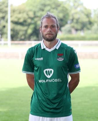 1. FC Schweinfurt 05, 3. Liga, Porträttermin 2025 2026 Kristian Böhnlein (1.FC Schweinfurt 05), Einzelbild, Portrait, Hochformat Schweinfurt Sachs-Stadion Bayern Deutschland