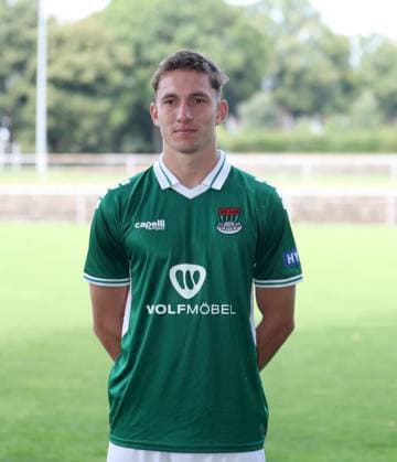 1. FC Schweinfurt 05, 3. Liga, Porträttermin 2025 2026 Nick Doktorczyk (1.FC Schweinfurt 05), Einzelbild, Portrait, Hochformat Schweinfurt Sachs-Stadion Bayern Deutschland
