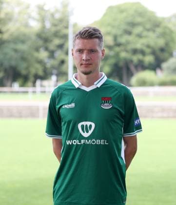 1. FC Schweinfurt 05, 3. Liga, Porträttermin 2025 2026 Pius Krätschmer (1.FC Schweinfurt 05), Einzelbild, Portrait, Hochformat Schweinfurt Sachs-Stadion Bayern Deutschland