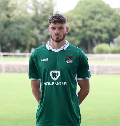 1. FC Schweinfurt 05, 3. Liga, Porträttermin 2025 2026 Luka Trslic (1.FC Schweinfurt 05), Einzelbild, Portrait, Hochformat Schweinfurt Sachs-Stadion Bayern Deutschland