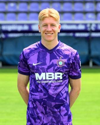 Teampraesentation Erz.Aue 3.Liga Eric Weinhauer, FC Erzgebirge Aue; 3.Liga, Porträttermin 2025 2026 , Aue, 17.07.2025, Erzgebirgsstadion, Fußball , Nur zur redaktionellen Nutzung. Only editorial use.