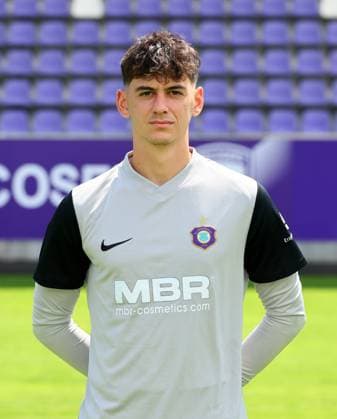 Teampraesentation Erz.Aue 3.Liga Torhüter Sascha Louis Lord, FC Erzgebirge Aue; 3.Liga, Porträttermin 2025 2026 , Aue, 17.07.2025, Erzgebirgsstadion, Fußball , Nur zur redaktionellen Nutzung. Only editorial use.