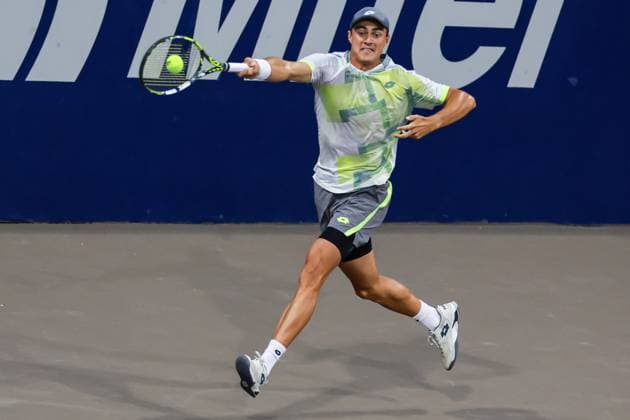 LOS CABOS TENNIS OPEN 2025 LOS CABOS TENNIS OPEN 2025 WALTON VS DUCKWORTH 17072025 LOS CABOS, BAJA CALIFORNIA, MEXICO. Photo of Adam Walton of Australia, during quarter final singles game of Los Cabos Tennis Open 2025 held at the Grand Stand of the Cabo Sports Complex of Los Cabos, Baja California, Mexico. Foto Denis Shapovalov, durante juego de cuartos de final de singles en Los Cabos Tennis Open 2025 celebrado en el Grand Stand del Cabo Sports Complex de Los Cabos, Baja California, Mexico. PHOTO BY IMAGENSHOP AGENCIA FOTOGRAFICA LOS CABOS BAJA CALIFORNIA MEXICO Copyright: xIMAGENSHOPxAGENCIAxFOTOGRAFICAx