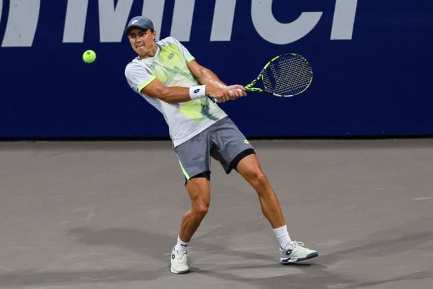 LOS CABOS TENNIS OPEN 2025 LOS CABOS TENNIS OPEN 2025 WALTON VS DUCKWORTH 17072025 LOS CABOS, BAJA CALIFORNIA, MEXICO. Photo of Adam Walton of Australia, during quarter final singles game of Los Cabos Tennis Open 2025 held at the Grand Stand of the Cabo Sports Complex of Los Cabos, Baja California, Mexico. Foto Denis Shapovalov, durante juego de cuartos de final de singles en Los Cabos Tennis Open 2025 celebrado en el Grand Stand del Cabo Sports Complex de Los Cabos, Baja California, Mexico. PHOTO BY IMAGENSHOP AGENCIA FOTOGRAFICA LOS CABOS BAJA CALIFORNIA MEXICO Copyright: xIMAGENSHOPxAGENCIAxFOTOGRAFICAx