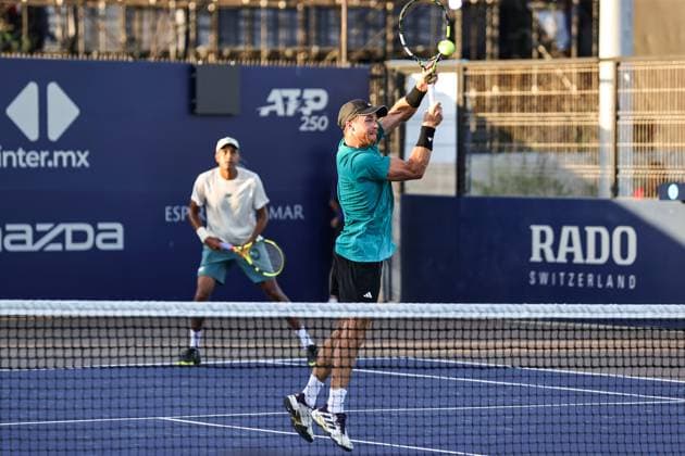 LOS CABOS TENNIS OPEN 2025 LOS CABOS TENNIS OPEN 2025 CASH TRACY VS RAM HARRISON 17072025 LOS CABOS, BAJA CALIFORNIA, MEXICO. Photo of Rajeev Ram and Christian Harrison of the USA, during quarter final doubles game of Los Cabos Tennis Open 2025 held at the Court 1 of the Cabo Sports Complex of Los Cabos, Baja California, Mexico. Foto Rajeev Ram and Christian Harrison de Estados Unidos, durante juego de cuartos de final de dobles en Los Cabos Tennis Open 2025 celebrado en la Cancha 1 del Cabo Sports Complex de Los Cabos, Baja California, Mexico. PHOTO BY IMAGENSHOP AGENCIA FOTOGRAFICA LOS CABOS BAJA CALIFORNIA MEXICO Copyright: xIMAGENSHOPxAGENCIAxFOTOGRAFICAx