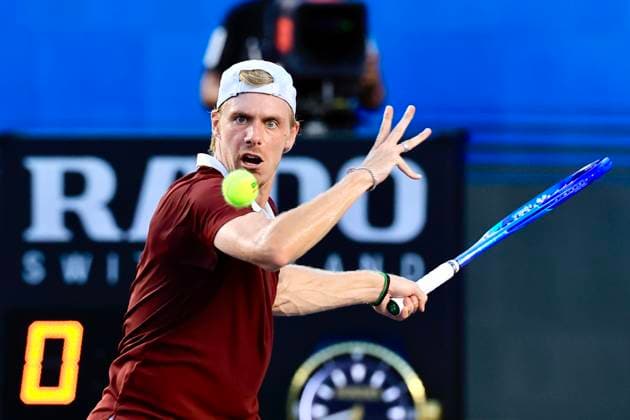 LOS CABOS TENNIS OPEN 2025, LOS CABOS TENNIS OPEN 2025 SCHOOLKATE VS SHAPOVALOV 17072025 LOS CABOS, BAJA CALIFORNIA, MEXICO. Action photo of Denis Shapovalov of Canada, during quarter final singles game of Los Cabos Tennis Open 2025 held at the Mextenis Stadium of the Cabo Sports Complex of Los Cabos, Baja California, Mexico. Foto de accion de Denis Shapovalov de Canada, durante juego de cuartos de final de singles en Los Cabos Tennis Open 2025 celebrado en el Estadio Mextenis del Cabo Sports Complex de Los Cabos, Baja California, Mexico. PHOTO BY IMAGENSHOP AGENCIA FOTOGRAFICA LOS CABOS BAJA CALIFORNIA MEXICO Copyright: xIMAGENSHOPxAGENCIAxFOTOGRAFICAx