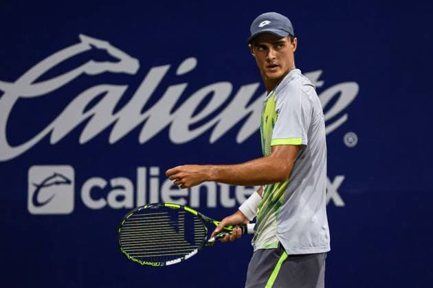 LOS CABOS TENNIS OPEN 2025, LOS CABOS TENNIS OPEN 2025 WALTON VS DUCKWORTH 17072025 LOS CABOS, BAJA CALIFORNIA, MEXICO. Action photo of Adam Walton of Australia, during quarter final singles game of Los Cabos Tennis Open 2025 held at the Grand Stand of the Cabo Sports Complex of Los Cabos, Baja California, Mexico. Foto de accion de Adam Walton de Australia, durante juego de cuartos de final de singles en Los Cabos Tennis Open 2025 celebrado en el Grand Stand del Cabo Sports Complex de Los Cabos, Baja California, Mexico. PHOTO BY IMAGENSHOP AGENCIA FOTOGRAFICA LOS CABOS BAJA CALIFORNIA MEXICO Copyright: xIMAGENSHOPxAGENCIAxFOTOGRAFICAx
