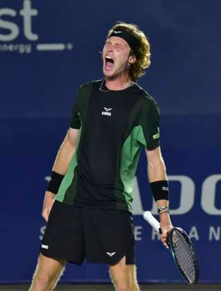 LOS CABOS TENNIS OPEN 2025 LOS CABOS TENNIS OPEN 2025 RUBLEV VS NAVA 17072025 LOS CABOS, BAJA CALIFORNIA, MEXICO. Action photo of Andrey Rublev of Rusia, during quarter final singles game of Los Cabos Tennis Open 2025 held at the Mextenis Stadium of the Cabo Sports Complex of Los Cabos, Baja California, Mexico. Foto de accion de Andrey Rublev de Rusia, durante juego de cuartos de final de singles en Los Cabos Tennis Open 2025 celebrado en el Estadio Mextenis del Cabo Sports Complex de Los Cabos, Baja California, Mexico. PHOTO BY IMAGENSHOP AGENCIA FOTOGRAFICA LOS CABOS BAJA CALIFORNIA MEXICO Copyright: xIMAGENSHOPxAGENCIAxFOTOGRAFICAx