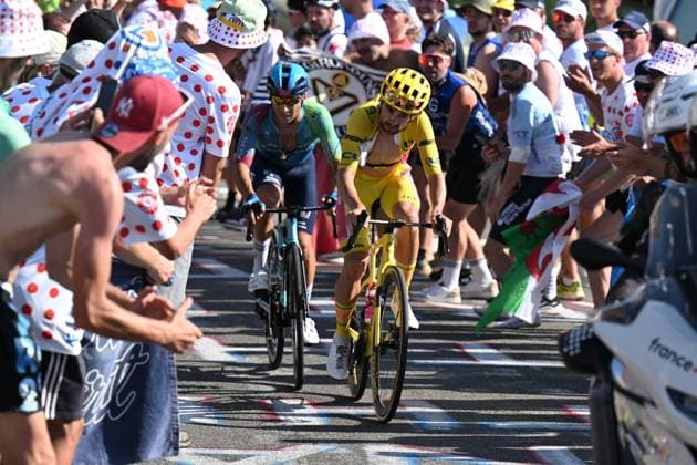 17-07-2025 Tour De France; Tappa 12 Auch - Hautacam; 2025, Ef Education - Easypost; 2025, Xds - Astana; Healy, Ben; Velasco, Simone; Hautacam; 