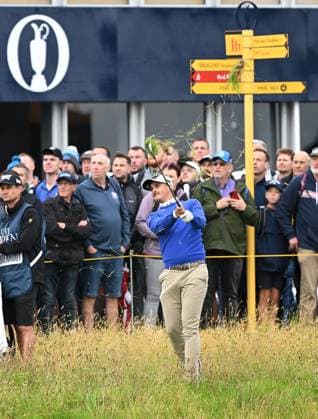 Christiaan Bezuidenhout on the 1st fairwayChristiaan Bezuidenhout on the 1st fairway The Open Championship, Day Two, Golf, Royal Portrush Golf Club, Portrush, Northern Ireland, UK - 18 Jul 2025 EDITORIAL USE ONLY No use with unauthorised audio, video, data, fixture lists, club league logos or live services. Online in-match use limited to 120 images, no video emulation. No use in betting, games or single club league player publications. Copyright: xGreigxCowie Shutterstockx 15402506e