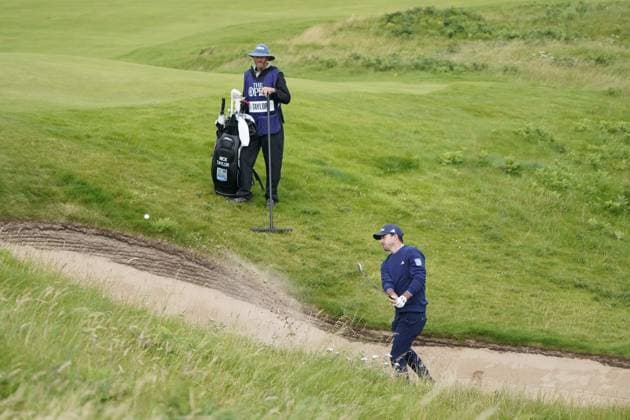 The 153rd Open Championship 2025 Nick Taylor (Can) In action on the 1st hole the 2nd day TheÊ153rd Open Championship, Royal Portrush Golf Club (Dunluce Links) in Portrush, County Antrim, Northern Ireland, from Thursday, 17 July to Sunday, 20 July 2025. Copyright: xMarkxNewcombex