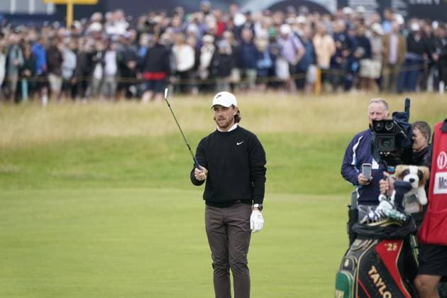 The 153rd Open Championship 2025 Tommy Fleetwood In action on the 1st hole the 2nd day TheÊ153rd Open Championship, Royal Portrush Golf Club (Dunluce Links) in Portrush, County Antrim, Northern Ireland, from Thursday, 17 July to Sunday, 20 July 2025. Copyright: xMarkxNewcombex
