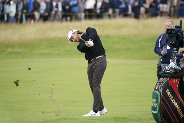 The 153rd Open Championship 2025 Tommy Fleetwood In action on the 1st hole the 2nd day TheÊ153rd Open Championship, Royal Portrush Golf Club (Dunluce Links) in Portrush, County Antrim, Northern Ireland, from Thursday, 17 July to Sunday, 20 July 2025. Copyright: xMarkxNewcombex