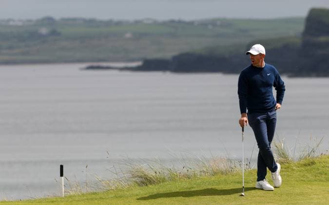 The 153rd Open Championship, Royal Portrush Golf Club, Co. Antrim 18 7 2025 Rory McIlroy on the 5th green Rory McIlroy on the 5th green 18 7 2025  Copyright: x INPHO BenxBradyx BB3_9713