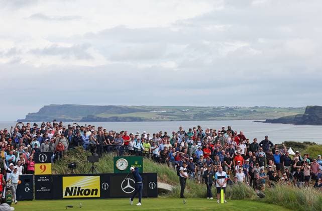 The 153rd Open Championship, Royal Portrush Golf Club, Co. Antrim 18 7 2025 Rory McIlroy tees off the 9th Rory McIlroy tees off the 9th 18 7 2025  Copyright: x INPHO BenxBradyx BB2_9640