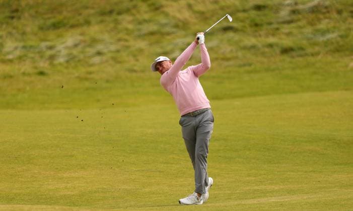 The 153rd Open Championship, Royal Portrush Golf Club, Co. Antrim 18 7 2025 Justin Thomas on the 7th Justin Thomas on the 7th 18 7 2025  Copyright: x INPHO BenxBradyx BB3_0081