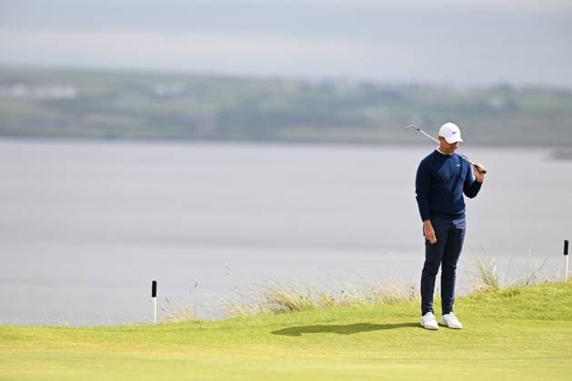 Rory McIlroy looks dejected on the 5th Green The Open Championship, Day Two, Golf, Royal Portrush Golf Club, Portrush, Northern Ireland, UK - 18 Jul 2025 EDITORIAL USE ONLY No use with unauthorised audio, video, data, fixture lists, club league logos or live services. Online in-match use limited to 120 images, no video emulation. No use in betting, games or single club league player publications. Copyright: xGreigxCowie Shutterstockx 15402506x