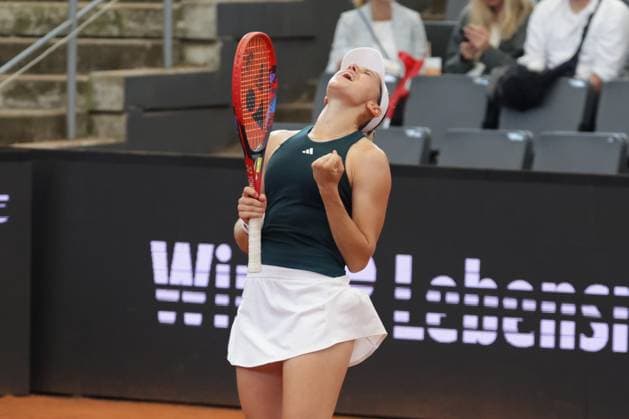 GER, Hamburg, xFSx, ATP250 Frauen-Tennistunier , MSC Hamburg Ladies Open 2025 , Viertelfinale ,17.07.2025 v.l. Kaja Juvan (SLO) Siegerfaust, jubel , jubelnd, bejubelt, jubelt, jubeln Copyright: HMBxMedia FernandoxSoares