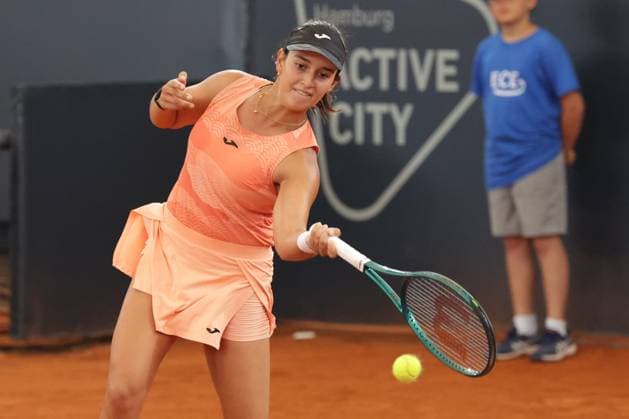 GER, Hamburg, xFSx, ATP250 Frauen-Tennistunier , MSC Hamburg Ladies Open 2025 , Viertelfinale ,17.07.2025 v.l. Leyre Romero Gorma (ESP) spielt eine Vorhand Copyright: HMBxMedia FernandoxSoares