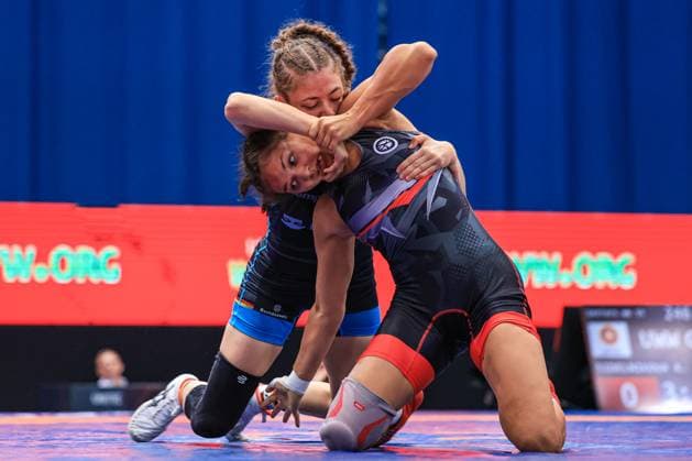 Wrestling Ranking Series - Polyak Imre & Varga Janos Memorial 59kg WW - Elena Heike Brugger (GER) df. Anastasiia Sidelnikova (UWW) *** Wrestling Ranking Series Polyak Imre Varga Janos Memorial 59kg WW Elena Heike Brugger GER df Anastasiia Sidelnikova UWW Copyright: xUnitedxWorldxWrestlingx xAmirrezx United World Wrestling Kadir C