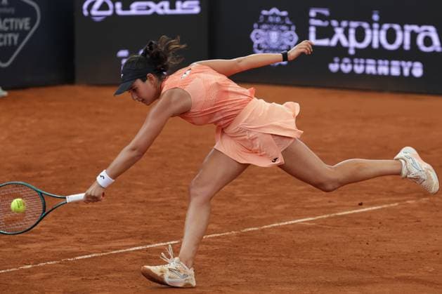 GER, Hamburg, xFSx, ATP250 Frauen-Tennistunier , MSC Hamburg Ladies Open 2025 , Viertelfinale ,17.07.2025 v.l. Leyre Romero Gorma (ESP) spielt eine Rueckhand Copyright: HMBxMedia FernandoxSoares