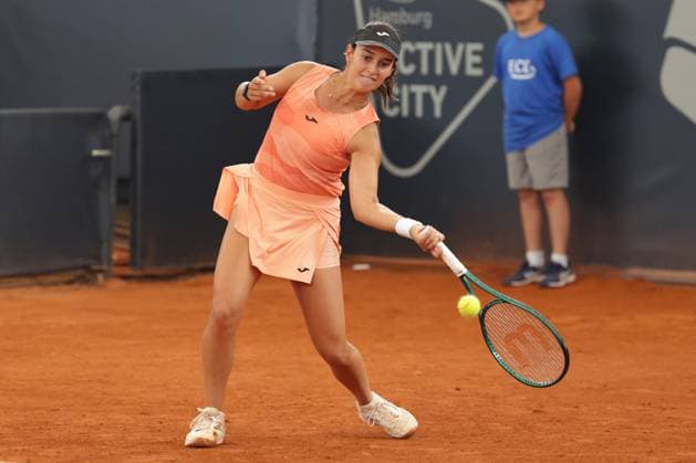 GER, Hamburg, xFSx, ATP250 Frauen-Tennistunier , MSC Hamburg Ladies Open 2025 , Viertelfinale ,17.07.2025 v.l. Leyre Romero Gorma (ESP) spielt eine Vorhand Copyright: HMBxMedia FernandoxSoares