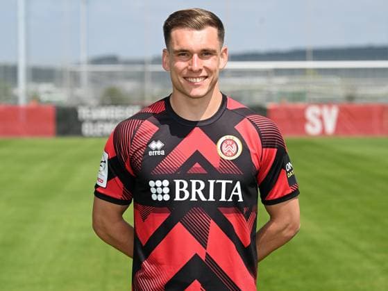 17.07.2025, xjhx, Fussball 3.Liga, SV Wehen Wiesbaden - Fototermin Saison 2025 26, Marius Wegmann ; SV Wehen Wiesbaden; 3.Liga, Porträttermin 2025 2026 Wiesbaden