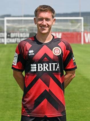 17.07.2025, xjhx, Fussball 3.Liga, SV Wehen Wiesbaden - Fototermin Saison 2025 26, Fabian Greilinger ; SV Wehen Wiesbaden; 3.Liga, Porträttermin 2025 2026 Wiesbaden