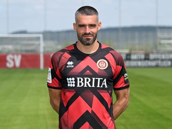 17.07.2025, xjhx, Fussball 3.Liga, SV Wehen Wiesbaden - Fototermin Saison 2025 26, Sascha Mockenhaupt; SV Wehen Wiesbaden; 3.Liga, Porträttermin 2025 2026 Wiesbaden