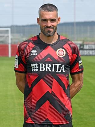 17.07.2025, xjhx, Fussball 3.Liga, SV Wehen Wiesbaden - Fototermin Saison 2025 26, Sascha Mockenhaupt; SV Wehen Wiesbaden; 3.Liga, Porträttermin 2025 2026 Wiesbaden