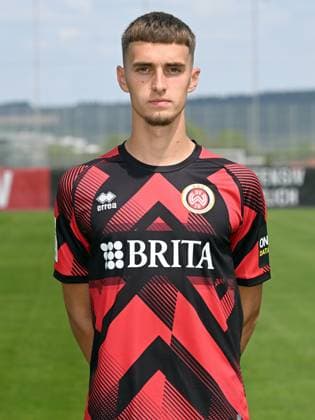 17.07.2025, xjhx, Fussball 3.Liga, SV Wehen Wiesbaden - Fototermin Saison 2025 26, Justin Janitzek ; SV Wehen Wiesbaden; 3.Liga, Porträttermin 2025 2026 Wiesbaden