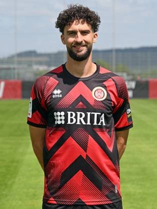 17.07.2025, xjhx, Fussball 3.Liga, SV Wehen Wiesbaden - Fototermin Saison 2025 26, Nikolas Agrafiotis; SV Wehen Wiesbaden; 3.Liga, Porträttermin 2025 2026 Wiesbaden