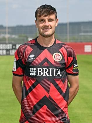 17.07.2025, xjhx, Fussball 3.Liga, SV Wehen Wiesbaden - Fototermin Saison 2025 26, Gino Fechner; SV Wehen Wiesbaden; 3.Liga, Porträttermin 2025 2026 Wiesbaden