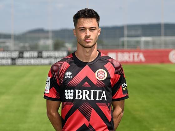 17.07.2025, xjhx, Fussball 3.Liga, SV Wehen Wiesbaden - Fototermin Saison 2025 26, Robin Kalem; SV Wehen Wiesbaden; 3.Liga, Porträttermin 2025 2026 Wiesbaden