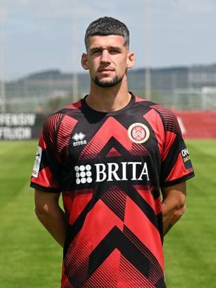 17.07.2025, xjhx, Fussball 3.Liga, SV Wehen Wiesbaden - Fototermin Saison 2025 26, Jordy Gillekens; SV Wehen Wiesbaden; 3.Liga, Porträttermin 2025 2026 Wiesbaden