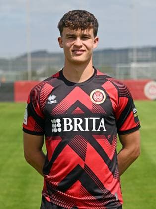 17.07.2025, xjhx, Fussball 3.Liga, SV Wehen Wiesbaden - Fototermin Saison 2025 26, Ben Nink; SV Wehen Wiesbaden; 3.Liga, Porträttermin 2025 2026 Wiesbaden