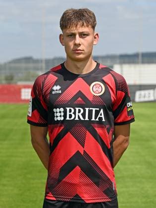 17.07.2025, xjhx, Fussball 3.Liga, SV Wehen Wiesbaden - Fototermin Saison 2025 26, Jan Matthias Becker; SV Wehen Wiesbaden; 3.Liga, Porträttermin 2025 2026 Wiesbaden