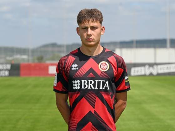 17.07.2025, xjhx, Fussball 3.Liga, SV Wehen Wiesbaden - Fototermin Saison 2025 26, Jan Matthias Becker; SV Wehen Wiesbaden; 3.Liga, Porträttermin 2025 2026 Wiesbaden
