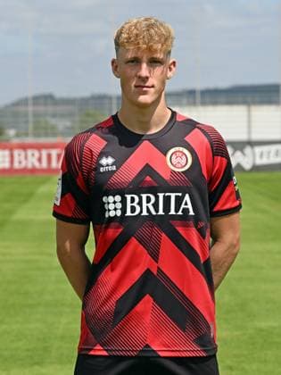 17.07.2025, xjhx, Fussball 3.Liga, SV Wehen Wiesbaden - Fototermin Saison 2025 26, Tim Neubert; SV Wehen Wiesbaden; 3.Liga, Porträttermin 2025 2026 Wiesbaden