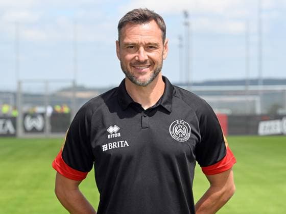 17.07.2025, xjhx, Fussball 3.Liga, SV Wehen Wiesbaden - Fototermin Saison 2025 26, Trainer Nils Doering; SV Wehen Wiesbaden; 3.Liga, Porträttermin 2025 2026 Wiesbaden