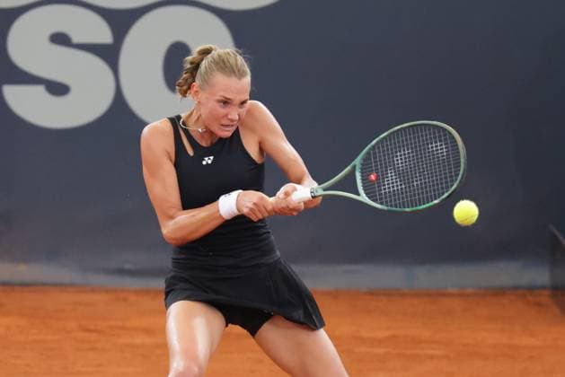 GER, Hamburg, xFSx, ATP250 Frauen-Tennistunier , MSC Hamburg Ladies Open 2025 , Viertelfinale ,17.07.2025 v.l. Dayana Yastremska (UKR) spielt eine Rueckhand Copyright: HMBxMedia FernandoxSoares