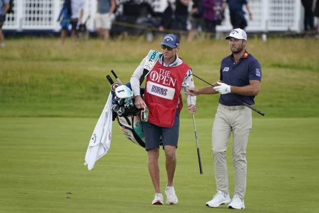 The 153rd Open Championship 2025 Sam Burns (USA) In action on the 1st hole the 2nd day TheÊ153rd Open Championship, Royal Portrush Golf Club (Dunluce Links) in Portrush, County Antrim, Northern Ireland, from Thursday, 17 July to Sunday, 20 July 2025. Copyright: xMarkxNewcombex