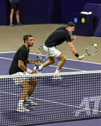 LOS CABOS TENNIS OPEN 2025 LOS CABOS TENNIS OPEN 2025 KRAJICEK GONZALEZ VS CASH TRACY 18072025 LOS CABOS, BAJA CALIFORNIA, MEXICO. Action photo of Robert Cash and James Tracy of the USA during semifinal doubles game of Los Cabos Tennis Open 2025 held at the Grand Stand of the Cabo Sports Complex of Los Cabos, Baja California, Mexico. Foto de accion de Robert Cash y James Tracy de Estados Unidos, durante juego de semifinal de singles en Los Cabos Tennis Open 2025 celebrado en el Estadio Mextenis del Cabo Sports Complex de Los Cabos, Baja California, Mexico. PHOTO BY IMAGENSHOP AGENCIA FOTOGRAFICA LOS CABOS BAJA CALIFORNIA MEXICOI Copyright: xIMAGENSHOPxAGENCIAxFOTOGRAFICAx
