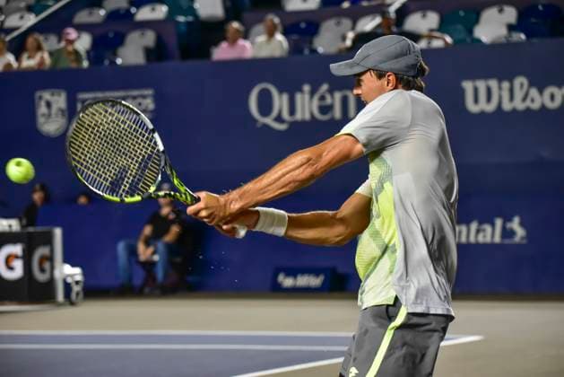 LOS CABOS TENNIS OPEN 2025 LOS CABOS TENNIS OPEN 2025 SHAPOVALOV VS WALTON 18072025 LOS CABOS, BAJA CALIFORNIA, MEXICO. Action photo of Adam Walton of Australia during semifinal singles game of Los Cabos Tennis Open 2025 held at the Mextenis Stadium of the Cabo Sports Complex of Los Cabos, Baja California, Mexico. Foto de accion de Adam Walton de Australia, durante juego de semifinal de singles en Los Cabos Tennis Open 2025 celebrado en el Estadio Mextenis del Cabo Sports Complex de Los Cabos, Baja California, Mexico. PHOTO BY IMAGENSHOP AGENCIA FOTOGRAFICA LOS CABOS BAJA CALIFORNIA MEXICO Copyright: xIMAGENSHOPxAGENCIAxFOTOGRAFICAx