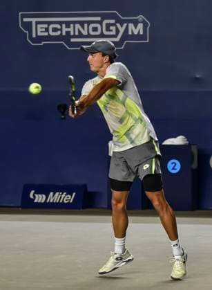 LOS CABOS TENNIS OPEN 2025 LOS CABOS TENNIS OPEN 2025 SHAPOVALOV VS WALTON 18072025 LOS CABOS, BAJA CALIFORNIA, MEXICO. Action photo of Adam Walton of Australia during semifinal singles game of Los Cabos Tennis Open 2025 held at the Mextenis Stadium of the Cabo Sports Complex of Los Cabos, Baja California, Mexico. Foto de accion de Adam Walton de Australia, durante juego de semifinal de singles en Los Cabos Tennis Open 2025 celebrado en el Estadio Mextenis del Cabo Sports Complex de Los Cabos, Baja California, Mexico. PHOTO BY IMAGENSHOP AGENCIA FOTOGRAFICA LOS CABOS BAJA CALIFORNIA MEXICO Copyright: xIMAGENSHOPxAGENCIAxFOTOGRAFICAx