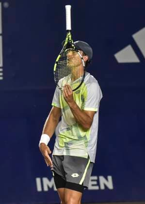 LOS CABOS TENNIS OPEN 2025 LOS CABOS TENNIS OPEN 2025 SHAPOVALOV VS WALTON 18072025 LOS CABOS, BAJA CALIFORNIA, MEXICO. Action photo of Adam Walton of Australia, during semifinal singles game of Los Cabos Tennis Open 2025 held at the Mextenis Stadium of the Cabo Sports Complex of Los Cabos, Baja California, Mexico. Foto de accion de Adam Walton de Australia, durante juego de semifinal de singles en Los Cabos Tennis Open 2025 celebrado en el Estadio Mextenis del Cabo Sports Complex de Los Cabos, Baja California, Mexico. PHOTO BY IMAGENSHOP AGENCIA FOTOGRAFICA LOS CABOS BAJA CALIFORNIA MEXICO Copyright: xIMAGENSHOPxAGENCIAxFOTOGRAFICAx