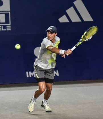 LOS CABOS TENNIS OPEN 2025 LOS CABOS TENNIS OPEN 2025 SHAPOVALOV VS WALTON 18072025 LOS CABOS, BAJA CALIFORNIA, MEXICO. Action photo of Adam Walton of Australia, during semifinal singles game of Los Cabos Tennis Open 2025 held at the Mextenis Stadium of the Cabo Sports Complex of Los Cabos, Baja California, Mexico. Foto de accion de Adam Walton de Australia, durante juego de semifinal de singles en Los Cabos Tennis Open 2025 celebrado en el Estadio Mextenis del Cabo Sports Complex de Los Cabos, Baja California, Mexico. PHOTO BY IMAGENSHOP AGENCIA FOTOGRAFICA LOS CABOS BAJA CALIFORNIA MEXICO Copyright: xIMAGENSHOPxAGENCIAxFOTOGRAFICAx